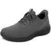 imageOrthofeet Mens Orthopedic Knit Yari HandsFree SneakersGreyGrey