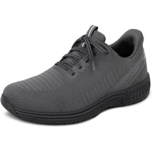 imageOrthofeet Mens Orthopedic Knit Yari HandsFree SneakersGreyGrey