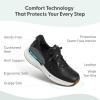 imageOrthofeet Womens Orthopedic Leather Stride HandsFree SneakersBlack
