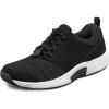 imageOrthofeet Womens Orthopedic Black Knit Francis NoTie Sneakers Size 75