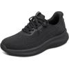 imageOrthofeet Womens Orthopedic HandsFree Nira SlipOn SneakersBlack 1