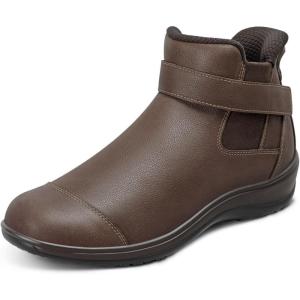 imageOrthofeet Womens Orthopedic Blaire HandsFree Boots for Foot Pain ReliefChocolate