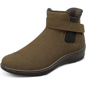 imageOrthofeet Womens Orthopedic Blaire HandsFree Boots for Foot Pain ReliefMushroom