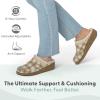 imageOrthofeet Womens Orthopedic Clara Slippers for Plantar Fasciitis ReliefOatmeal