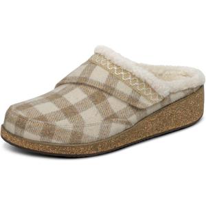 imageOrthofeet Womens Orthopedic Clara Slippers for Plantar Fasciitis ReliefOatmeal