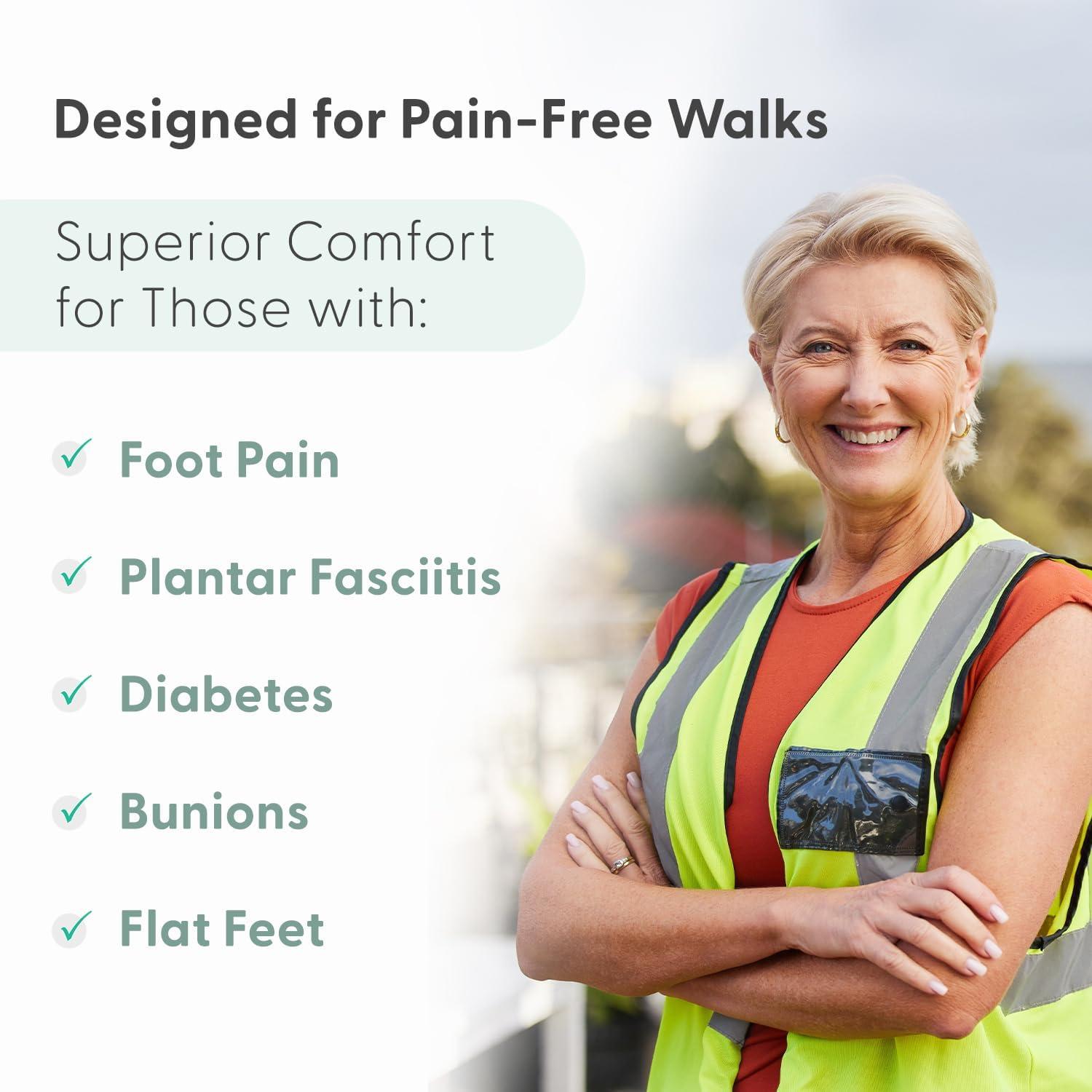 imageOrthofeet Womens Orthopedic Quartz HandsFree Work Boots with Safety ToeBrown