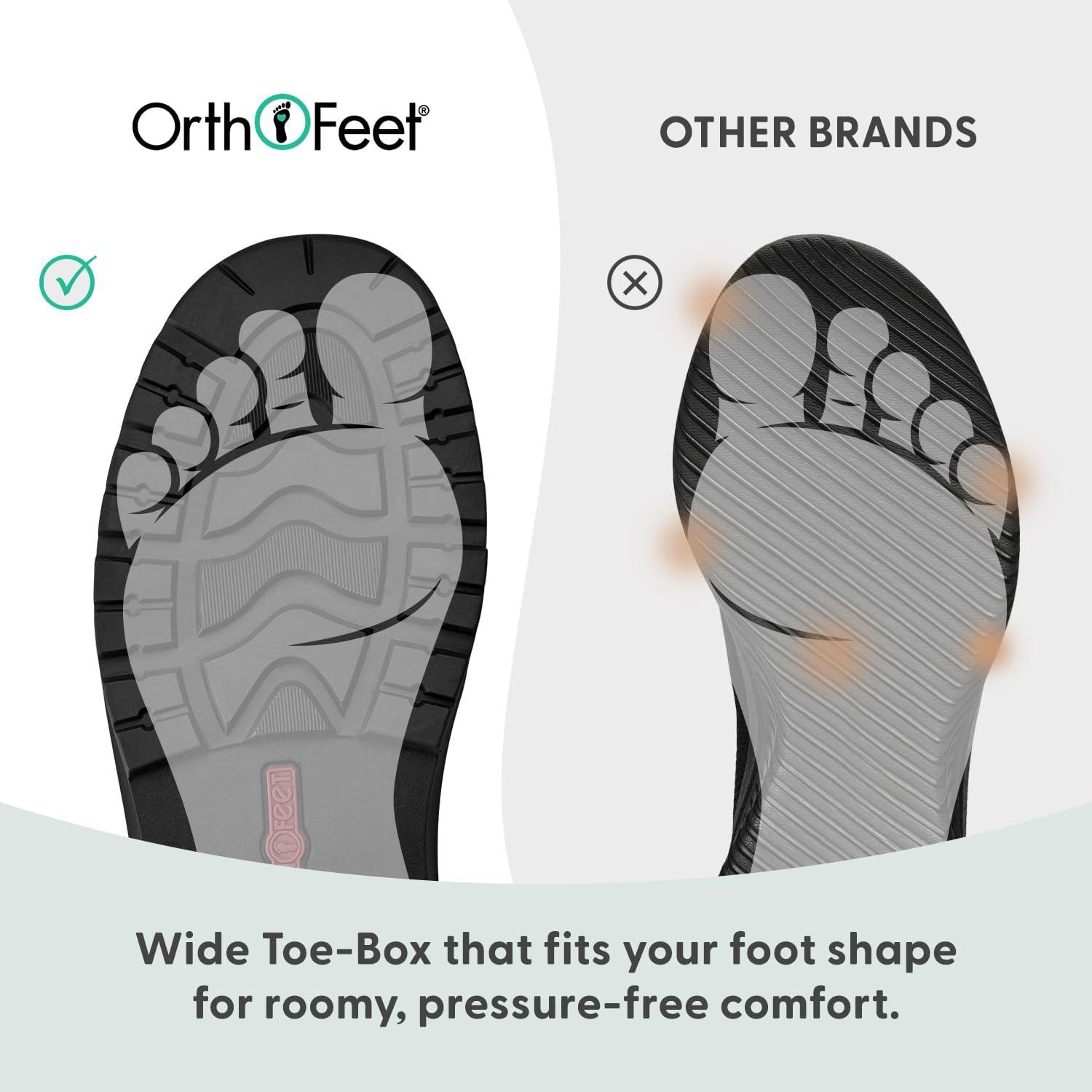 imageOrthofeet Womens Orthopedic Scarlett Ankle BootsOlive