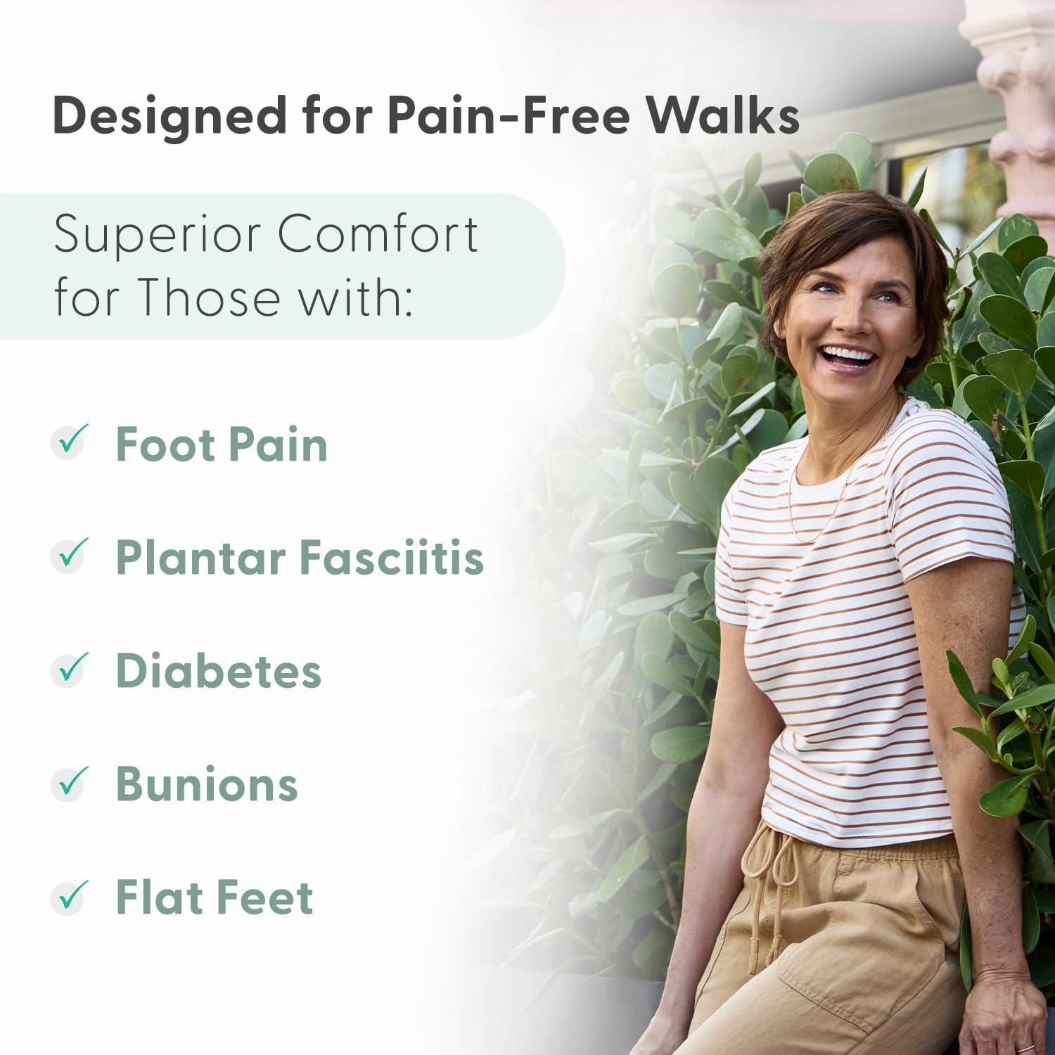 imageOrthofeet Womens Orthopedic Venus HandsFree Closed Toe SandalsBlack