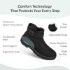 imageOrthofeet Womens Orthopedic Scarlett Ankle BootsBlack
