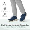image:imageOrthofeet Mens Orthopedic Rex HandsFree WaterRepellent Stretch WingtipBlue