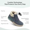 image:imageOrthofeet Womens Orthopedic Elin Water Repellent Sneaker BootSlate Grey