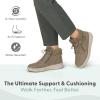 image:imageOrthofeet Womens Orthopedic Elin Water Repellent Sneaker BootTaupe