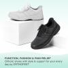 image:imageOrthofeet Mens Orthopedic Pierre HandsFree Leather Dress SneakerBlack