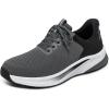 image:imageOrthofeet Mens Orthopedic Tilos HandsFree WaterRepellent Walking SneakerGrey