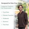 image:imageOrthofeet Mens Orthopedic Edgewater Stretch Knit Walking SneakerGrey
