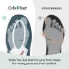 image:imageOrthofeet Mens Orthopedic Pacific Palisades Leather Walking SneakerWhite