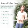 image:imageOrthofeet Mens Orthopedic Pacific Palisades Leather Walking SneakerWhite