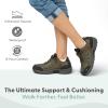 image:imageOrthofeet Womens Orthopedic Alma Waterproof Hiking SneakerGreen