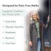 image:imageOrthofeet Womens Orthopedic Heidi Adjustable Slip Resistant Leather BootNavy