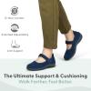 image:imageOrthofeet Womens Orthopedic Jessa Mary Jane ShoesNavy