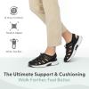 image:imageOrthofeet Womens Orthopedic Laguna Adjustable Stretch Fisherman SandalBlack