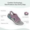 image:imageOrthofeet Womens Orthopedic Lyra Adjustable Stretch ToePost SandalRose