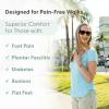 image:imageOrthofeet Womens Orthopedic Nira HandsFree WaterRepellent Walking SneakerBlueYellow