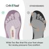 image:imageOrthofeet Womens Orthopedic Nira HandsFree WaterRepellent Walking SneakerWhiteLavender
