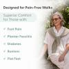 image:imageOrthofeet Womens Orthopedic Roam HandsFree Max Cushion Walking Sneaker White Size 10 Wide