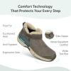 image:imageOrthofeet Womens Orthopedic Siena WaterRepellent SlipResistant Leather Boot Taupe Size 10