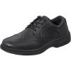 image:imageOrthofeet Mens Orthopedic Moreno WaterRepellent Leather Wingtip OxfordBlack