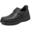 image:imageOrthofeet Mens Orthopedic Xavier HandsFree Leather SlipOn Dress ShoeBlack