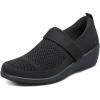 image:imageOrthofeet Womens Eve Orthopedic Arch Support Wedge ShoesBlack