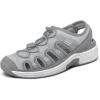 image:imageOrthofeet Womens Orthopedic Laguna Adjustable Stretch Fisherman SandalGrey