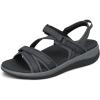 image:imageOrthofeet Womens Orthopedic Lake Adjustable WaterFriendly SandalBlack