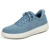 image:imageOrthofeet Womens Orthopedic Wander HandsFree Leather SlipOn Dress Sneaker Blue Size 95