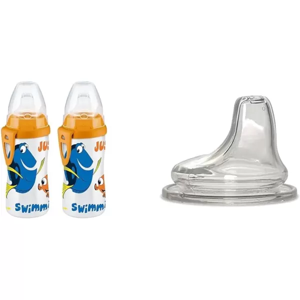 NUK Active Cup, 10 Oz, 2-Pack, Colors May Vary