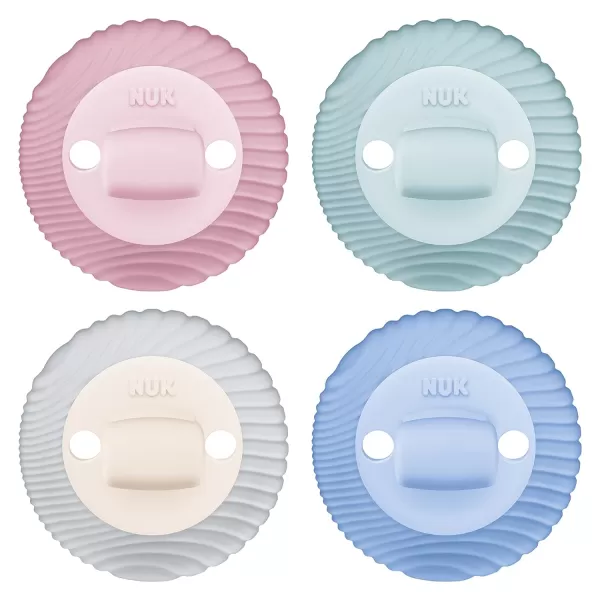 NUK Comfy Orthodontic Pacifiers, 0-6 Months, Timeless Collection, 5 Count 