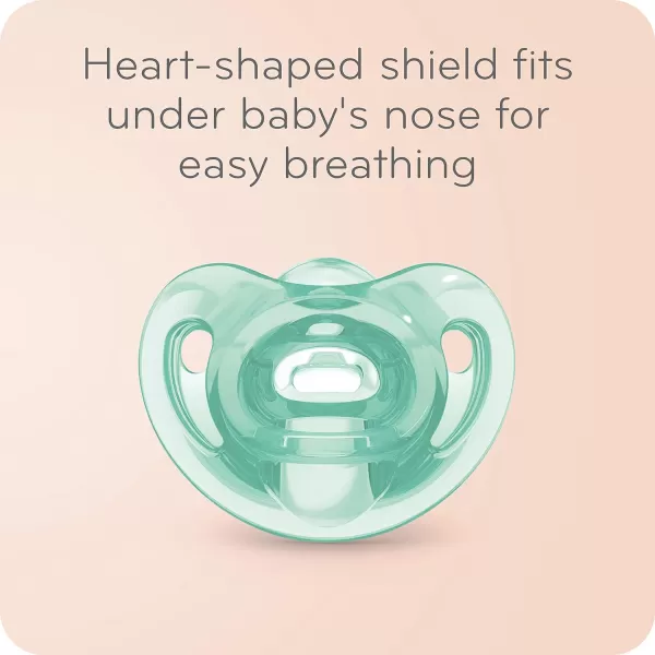 NUK Comfy Orthodontic Pacifiers, 0-6 Months, Timeless Collection, 5 Count 