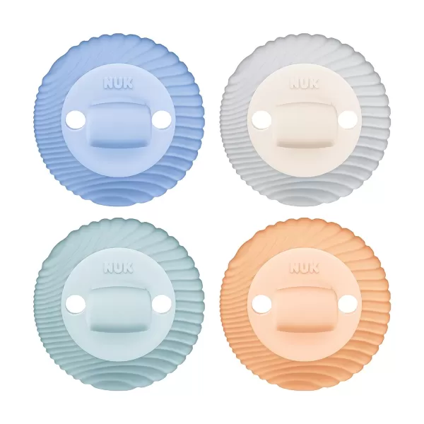 NUK Comfy Orthodontic Pacifiers, 0-6 Months, Timeless Collection, 5 Count 