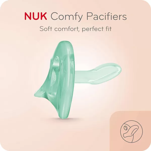 NUK Comfy Orthodontic Pacifiers, 0-6 Months, Timeless Collection, 5 Count 