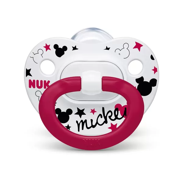 NUK Disney Minnie Mouse Orthodontic Pacifiers, 6-18 Months, 2-Pack