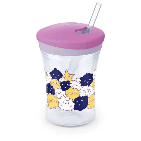 NUK Evolution Straw Cup, 8 oz,2 Count , Colors may vary