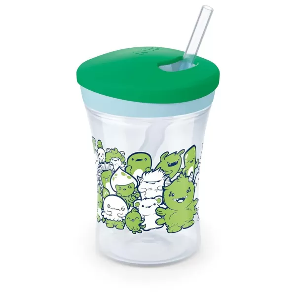 NUK Evolution Straw Cup, 8 oz,2 Count , Colors may vary