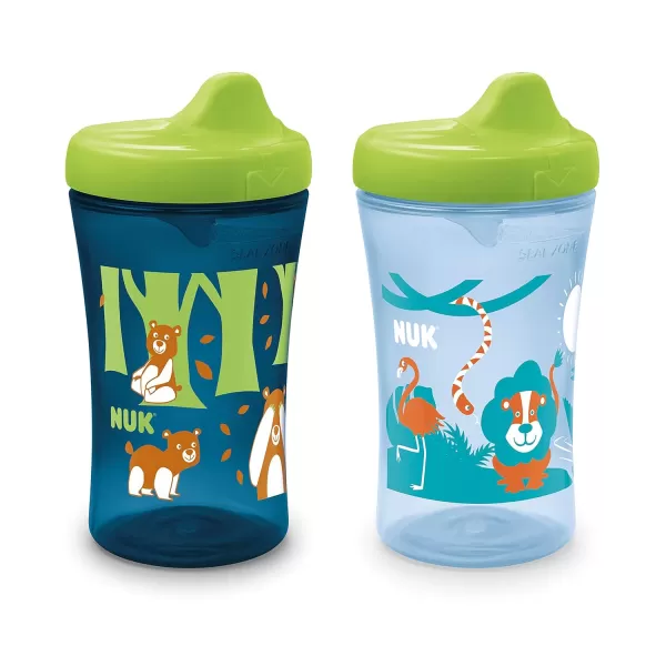 NUK Hide 'n Seek Hard Spout Cup | Sippy Cup with Color-Changing Designs | 2 Count 