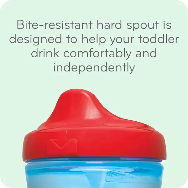 NUK Hide 'n Seek Hard Spout Cup | Sippy Cup with Color-Changing Designs | 2 Count 