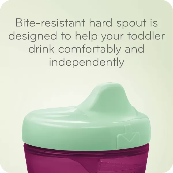 NUK Hide 'n Seek Hard Spout Cup | Sippy Cup with Color-Changing Designs | 2 Count 