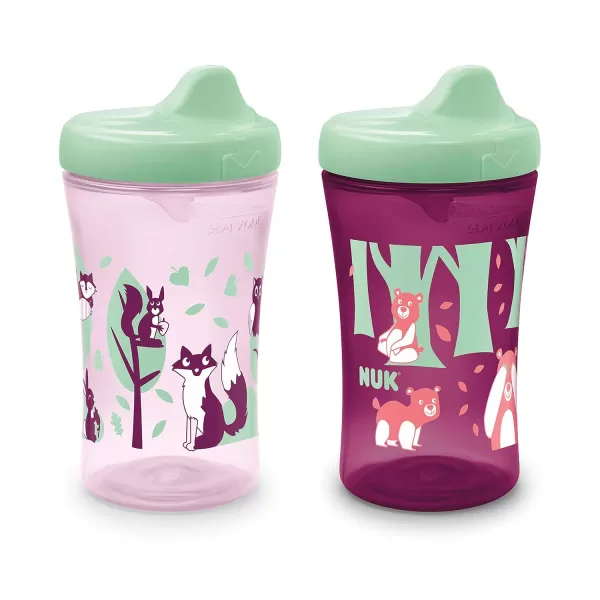 NUK Hide 'n Seek Hard Spout Cup | Sippy Cup with Color-Changing Designs | 2 Count 