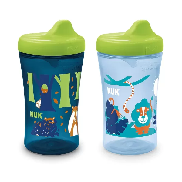 NUK Hide 'n Seek Hard Spout Cup | Sippy Cup with Color-Changing Designs | 2 Count 