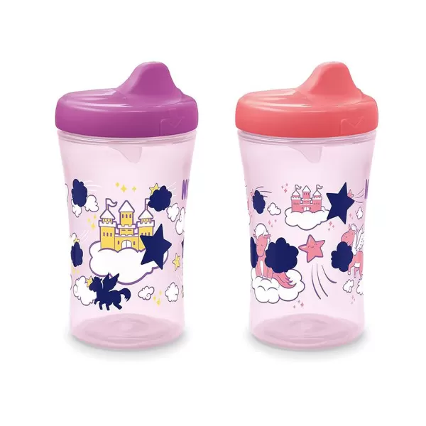 NUK Hide 'n Seek Hard Spout Cup | Sippy Cup with Color-Changing Designs | 2 Count 